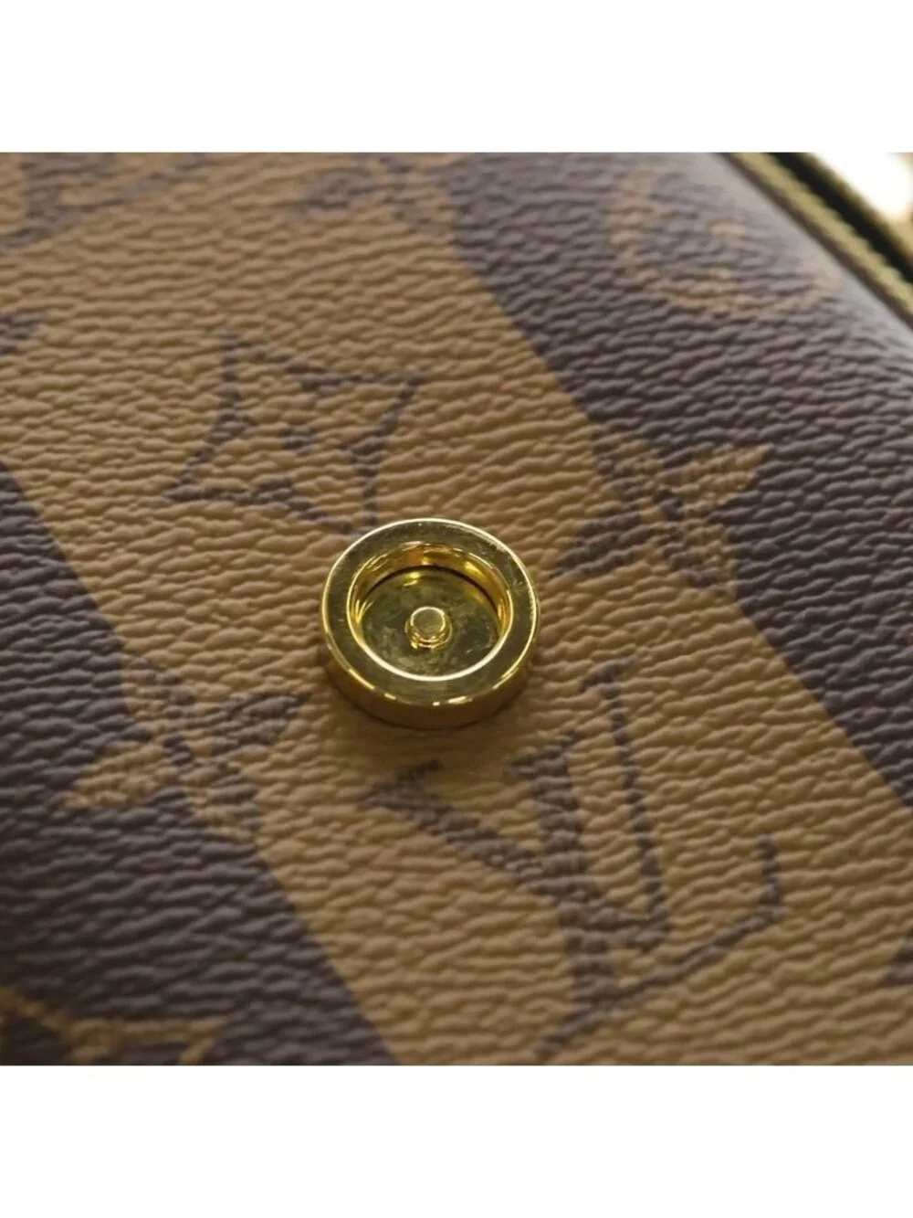 Louis Vuitton Monogram Stripe Double Phone Shoulder Bag Brown - Picture 6 of 6